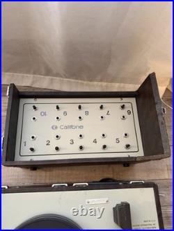 Califone 1550 Portable Record Stereo Player with Speaker Working Great Condition