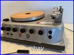 Califone Promenade 25V-8A Portable Record Player Turntable Tube Amp