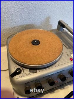 Califone Promenade 25V-8A Portable Record Player Turntable Tube Amp