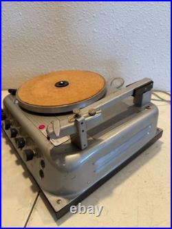 Califone Promenade 25V-8A Portable Record Player Turntable Tube Amp