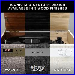Century 6-in-1 Bluetooth Record Player in Walnut Timeless Home Entertainment Century 6-in-1 Bluetooth Record Player in Walnut Timeless Home Entertainment