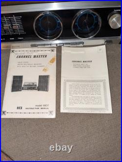 Channel Master 6637 Am/fm/phonograph Record Player Tested To Work Nice Condition