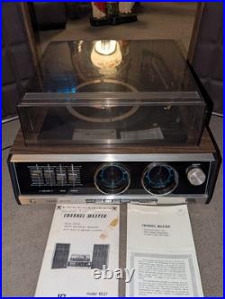 Channel Master 6637 Am/fm/phonograph Record Player Tested To Work Nice Condition