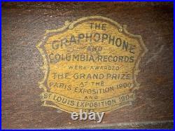 Columbia Antique Graphophone Cylinder Player Phonograph