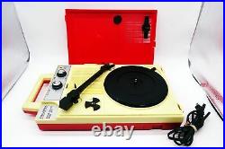 Columbia GP 3 Portable Record Player Portable Turntable tested Used