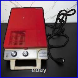 Columbia GP-3 Red Portable Record Player Battery Drive AC100V Shipped from Japan