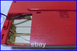 Columbia GP-3 Red Portable Record Player Battery Drive AC100V Shipped from Japan