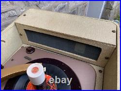 Columbia Model 417 Antique Record Player Gramophone Phonograph WORKS AS IS