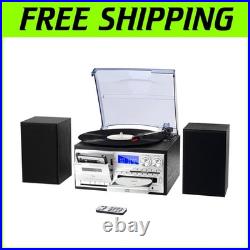 Compact Record Player System 3-Speed Turntable, Bluetooth & Remote Control Compact Record Player System 3-Speed Turntable, Bluetooth & Remote Control