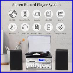 Compact Record Player System 3-Speed Turntable, Bluetooth & Remote Control Compact Record Player System 3-Speed Turntable, Bluetooth & Remote Control