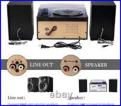 Compact Record Player System 3-Speed Turntable, Bluetooth & Remote Control Compact Record Player System 3-Speed Turntable, Bluetooth & Remote Control