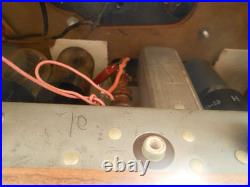 Cool Trav-ler Tube Radio Record Player Model 5044, Old Phonograph, Small Wood Case