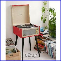 Crosley BERMUDA DELUXE CR6233D-RE 2 Speed Turntable Record Player + Stand RED