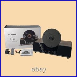 Crosley Beck CR6049A-WA Fully Automatic Vertical Record Player Walnut #BU4372