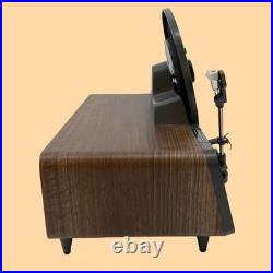 Crosley Beck CR6049A-WA Fully Automatic Vertical Record Player Walnut #BU4372