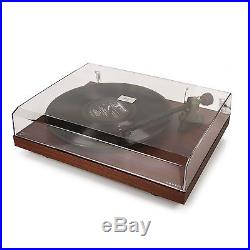 Crosley C10 Turntable Record Player Vinyl 2 Speed Manual Belt Drive Mahogany New