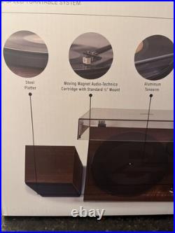 Crosley C62BWA Record Player Turntable System and Speaker With 2 Speed
