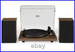 Crosley C62 Vinyl Record Player with Speakers and Bluetooth Audio Turntables