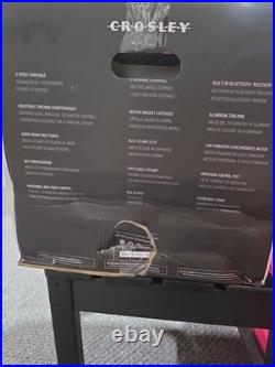 Crosley C62 Vinyl Record Player with Speakers and Bluetooth Audio Turntables