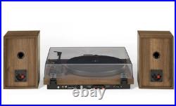 Crosley C62 Vinyl Record Player with Speakers and Bluetooth Audio Turntables