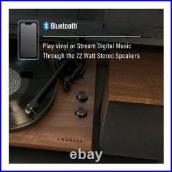 Crosley C62 Vinyl Record Player with Speakers and Bluetooth Audio Turntables