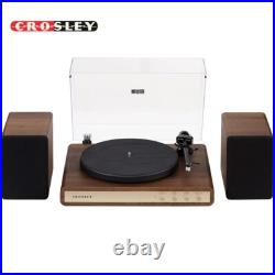 Crosley C65A-WAGL C65 2-Speed Shelf System Record Player Walnut/Gold Crosley C65A-WAGL C65 2-Speed Shelf System Record Player Walnut/Gold