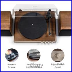 Crosley C65A-WAGL C65 2-Speed Shelf System Record Player Walnut/Gold Crosley C65A-WAGL C65 2-Speed Shelf System Record Player Walnut/Gold