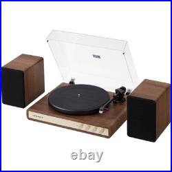 Crosley C65A-WAGL C65 2-Speed Shelf System Record Player Walnut/Gold Crosley C65A-WAGL C65 2-Speed Shelf System Record Player Walnut/Gold