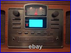 Crosley CR2405E-PA Record Player Turntable CD Recorder AM/FM Radio Cassette Tape