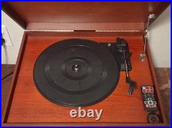 Crosley CR2405E-PA Record Player Turntable CD Recorder AM/FM Radio Cassette Tape