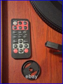 Crosley CR2405E-PA Record Player Turntable CD Recorder AM/FM Radio Cassette Tape