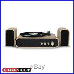 Crosley CR6035A-NA GIG Bluetooth Record Player Turntable Natural with Speakers
