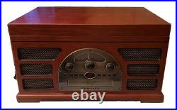 Crosley CR66 Turntable Record Cassette Cd Player And Radio Great Combination
