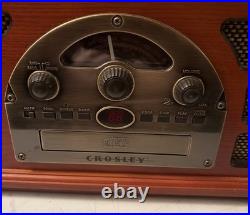 Crosley CR66 Turntable Record Cassette Cd Player And Radio Great Combination