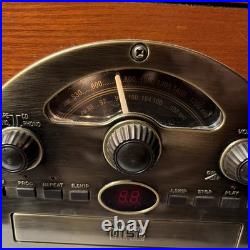 Crosley CR66 Turntable Record Cassette Cd Player And Radio Great Combination