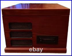 Crosley CR66 Turntable Record Cassette Cd Player And Radio Great Combination