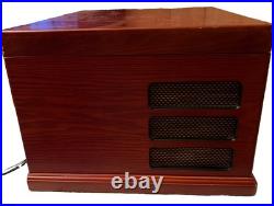 Crosley CR66 Turntable Record Cassette Cd Player And Radio Great Combination