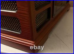 Crosley CR66 Turntable Record Cassette Cd Player And Radio Great Combination