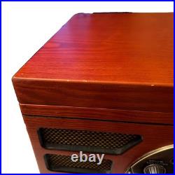 Crosley CR66 Turntable Record Cassette Cd Player And Radio Great Combination