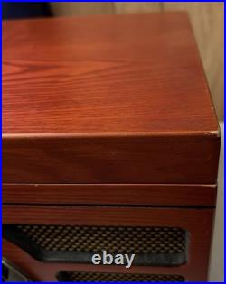 Crosley CR66 Turntable Record Cassette Cd Player And Radio Great Combination