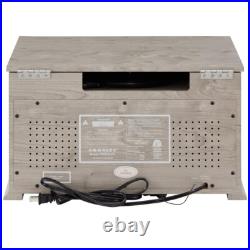Crosley CR7015A-GY Medley 3-Speed Record Player Entertainment Center Gray Crosley CR7015A-GY Medley 3-Speed Record Player Entertainment Center Gray
