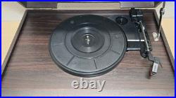 Crosley CR7016A-MA Rhapsody Entertainment Center 3-Speed Record Player Mahogany