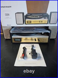 Crosley Coda Vinyl Record Player with Speakers and Wireless Bluetooth OPEN NEW Crosley Coda Vinyl Record Player with Speakers and Wireless Bluetooth OPEN NEW