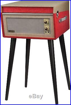 Crosley Dansette Bermuda Turntable CR6233A-RE Record Player Red