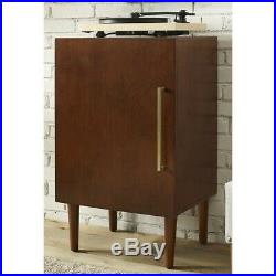 Crosley Everett Record Player Stand in Mahogany