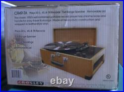 Crosley Portable 1950's Record Player CR49-TA
