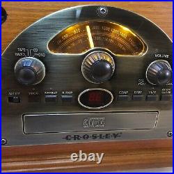 Crosley Rochester CR66 5-in-1 Record Player Turntable Cassette CD AM FM Radio