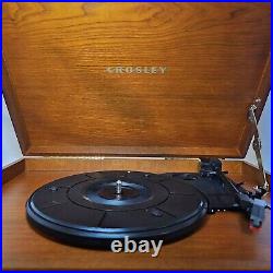 Crosley Rochester CR66 5-in-1 Record Player Turntable Cassette CD AM FM Radio