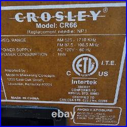 Crosley Rochester CR66 5-in-1 Record Player Turntable Cassette CD AM FM Radio