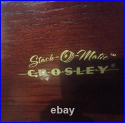Crosley Stack O Matic Record Player- CR-72 MIssion Model HARD2FIND! WORKS
